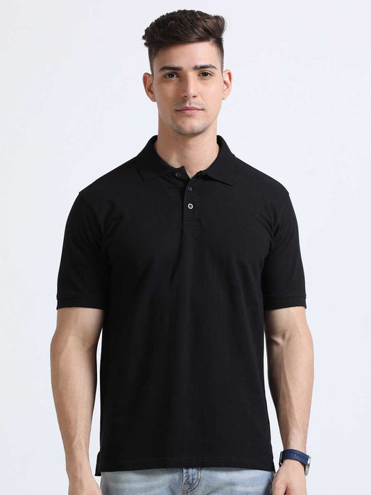 Plain Polo T-Shirt