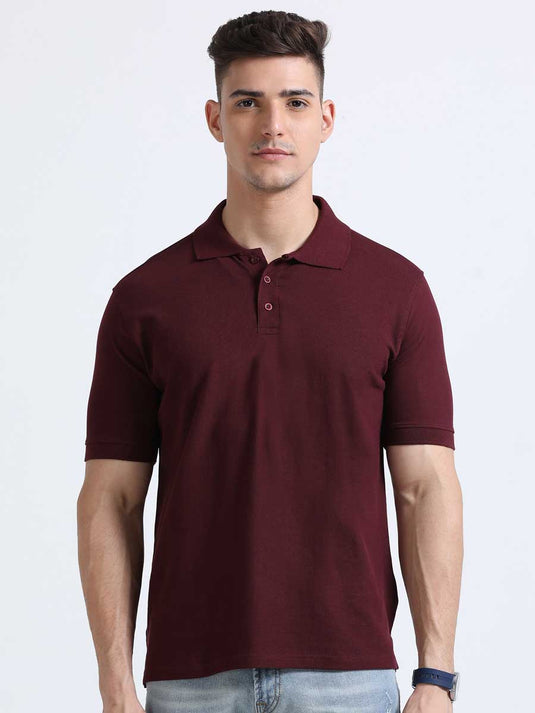 Plain Polo T-Shirt