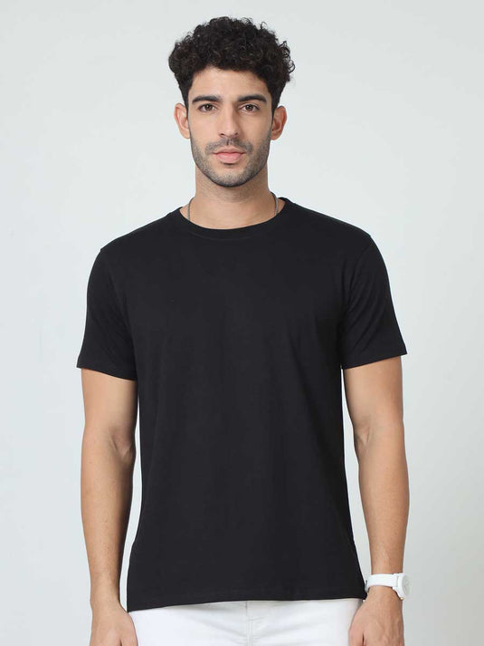 Plain Round Neck T-Shirt