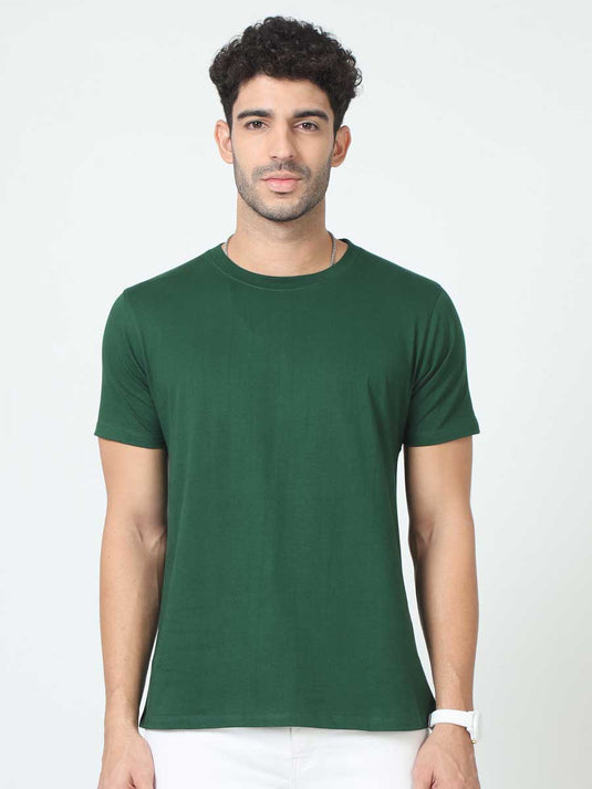 Plain Round Neck T-Shirt