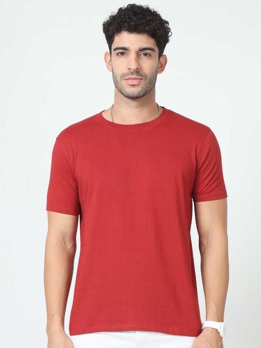 Plain Round Neck T-Shirt