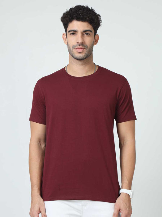 Plain Round Neck T-Shirt