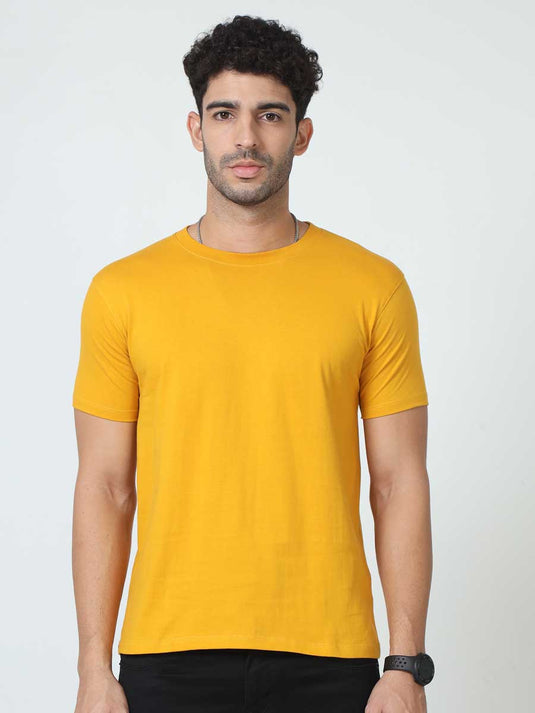 Plain Round Neck T-Shirt