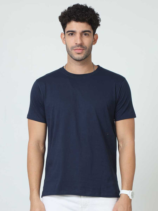 Plain Round Neck T-Shirt