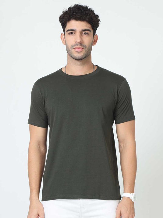 Plain Round Neck T-Shirt