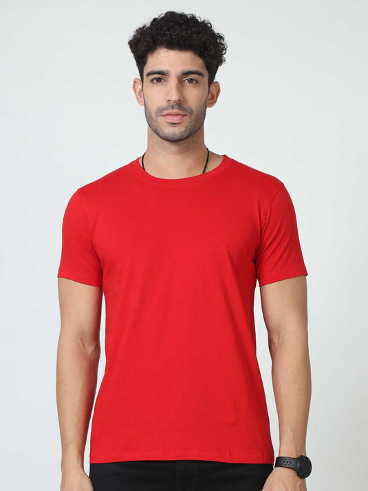 Plain Round Neck T-Shirt