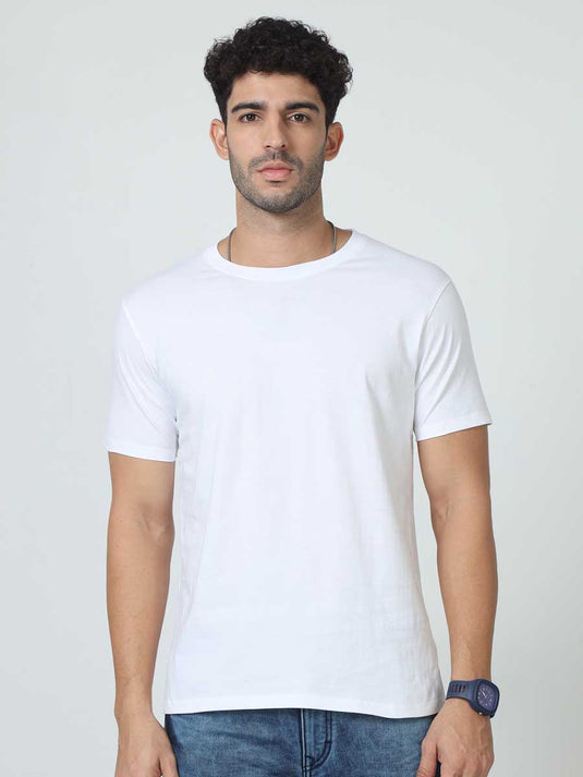 Plain Round Neck T-Shirt