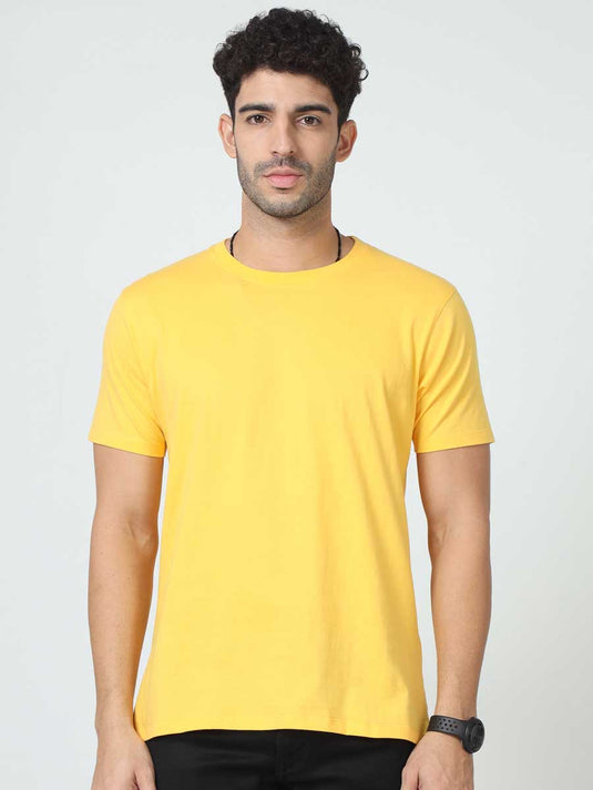 Plain Round Neck T-Shirt