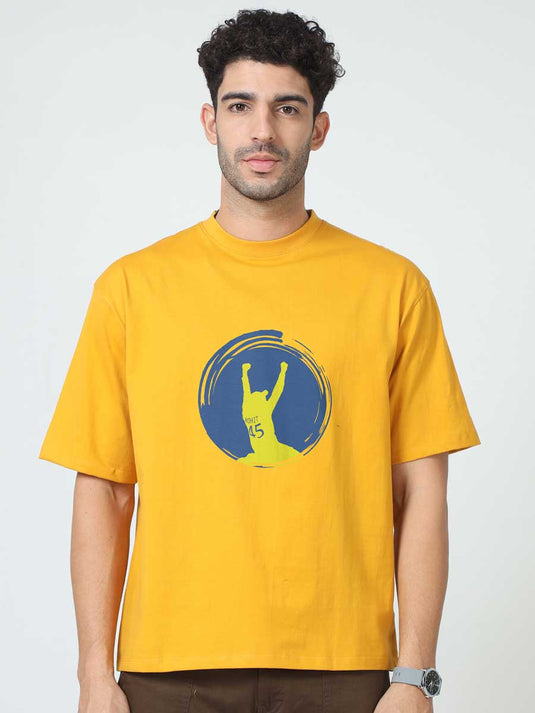 Printed Oversized IPL Rohit T-Shirt