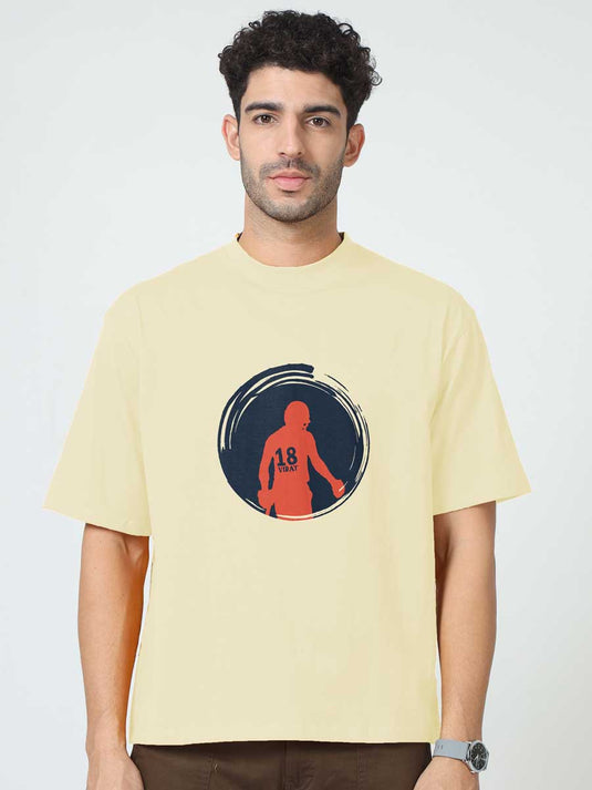 Printed Oversized IPL Virat T-Shirt