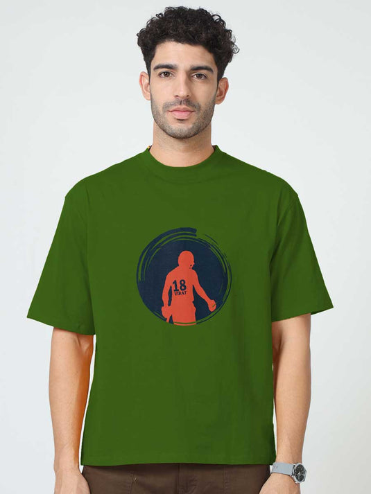 Printed Oversized IPL Virat T-Shirt