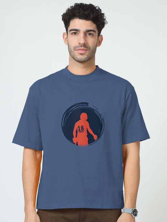 Printed Oversized IPL Virat T-Shirt