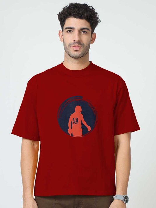 Printed Oversized IPL Virat T-Shirt