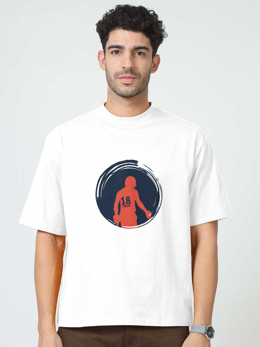 Printed Oversized IPL Virat T-Shirt