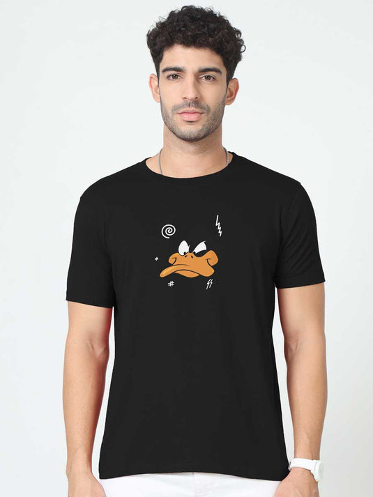 Printed Supima Cartoon Daffy Duck 2 T-Shirt