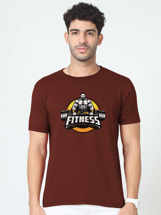 Printed Supima Fitness - One More Rep T-Shirt