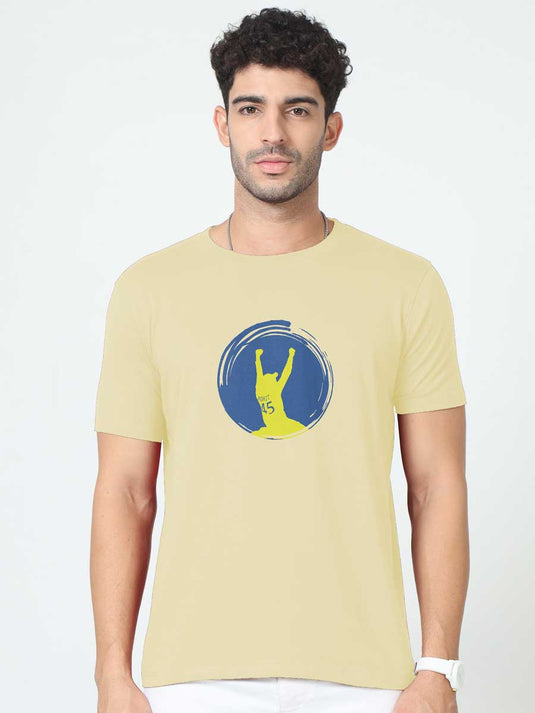 Printed Round Neck IPL Rohit T-Shirt