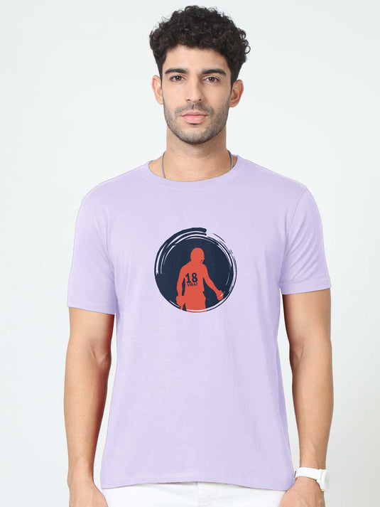 Printed Round Neck IPL Virat T-Shirt