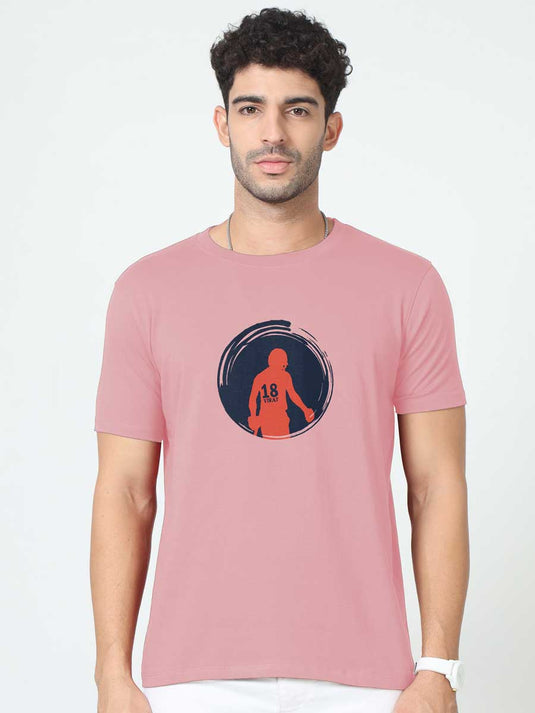 Printed Round Neck IPL Virat T-Shirt