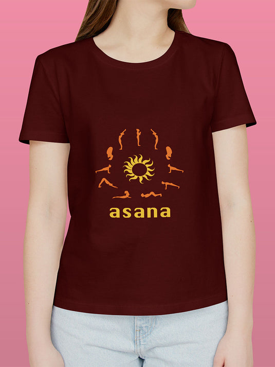 Printed Supima Self Love Asana T-Shirt