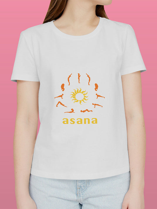 Printed Supima Self Love Asana T-Shirt