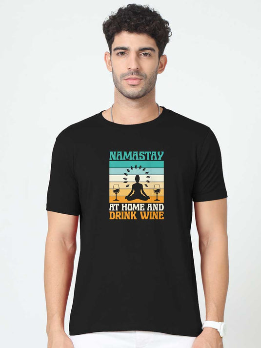 Printed Supima Self Love - Namastay T-Shirt