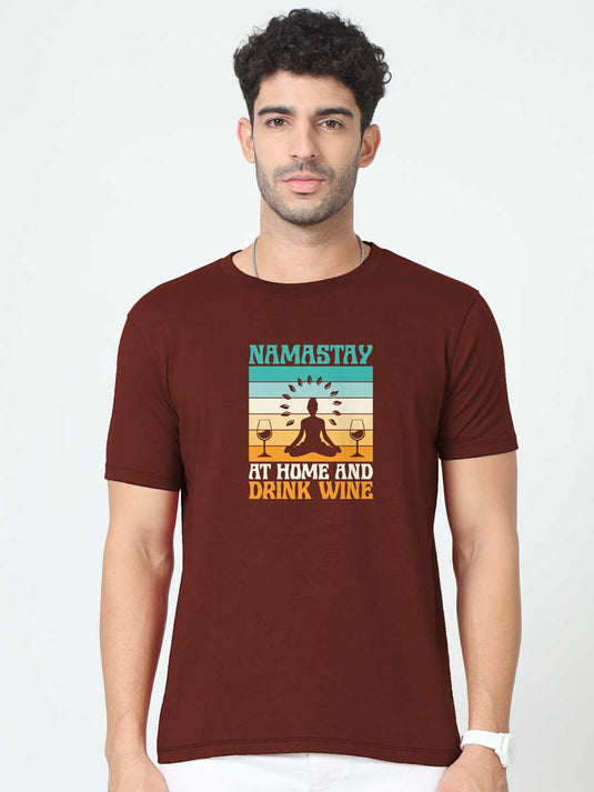 Printed Supima Self Love - Namastay T-Shirt