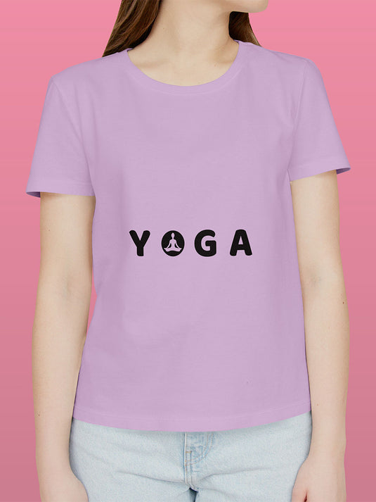 Printed Supima Self Love - Yoga T-Shirt